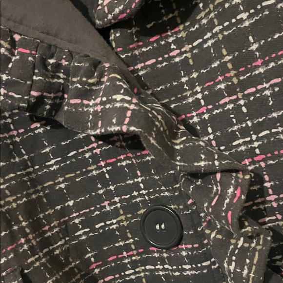 Self Esteem Black and Pink Plaid Blazer - Picture 3 of 9